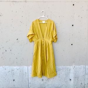 Mustard Midi Dress